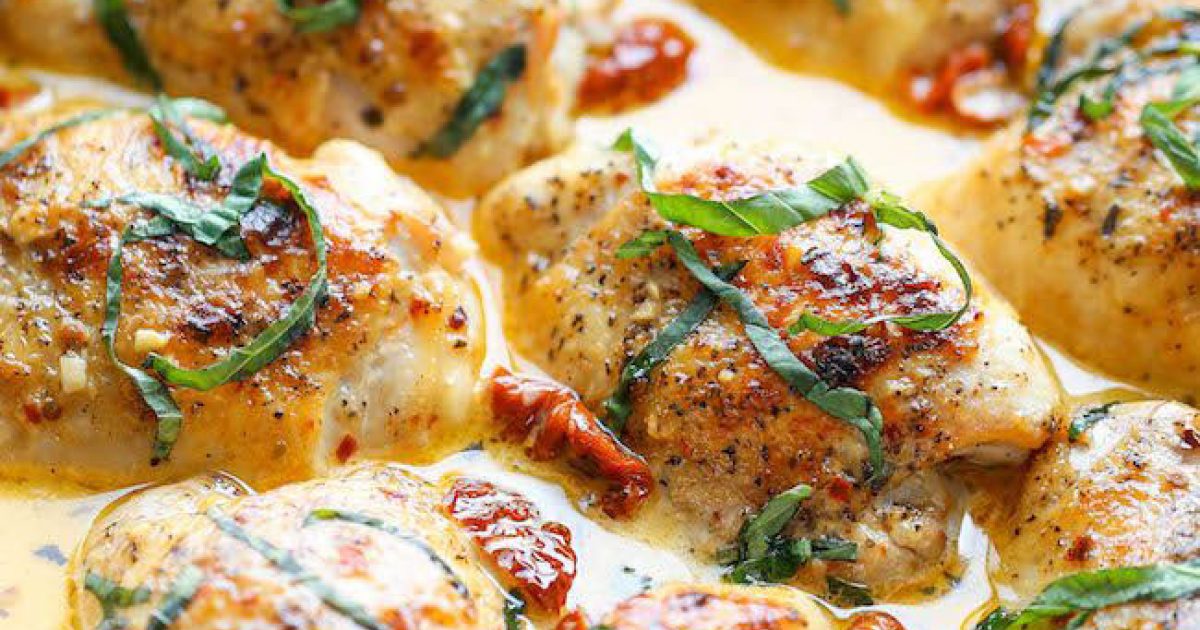 Tuscan Chicken in Creamy Sun Dried Tomato Sauce - Ziggys